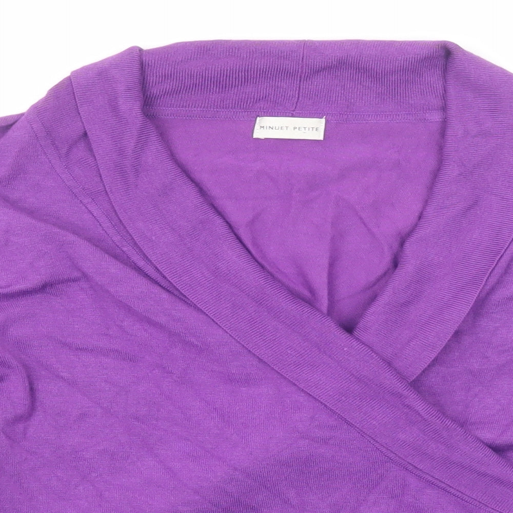 Womens UK Size 14 Minuet Purple Pullover Jumper