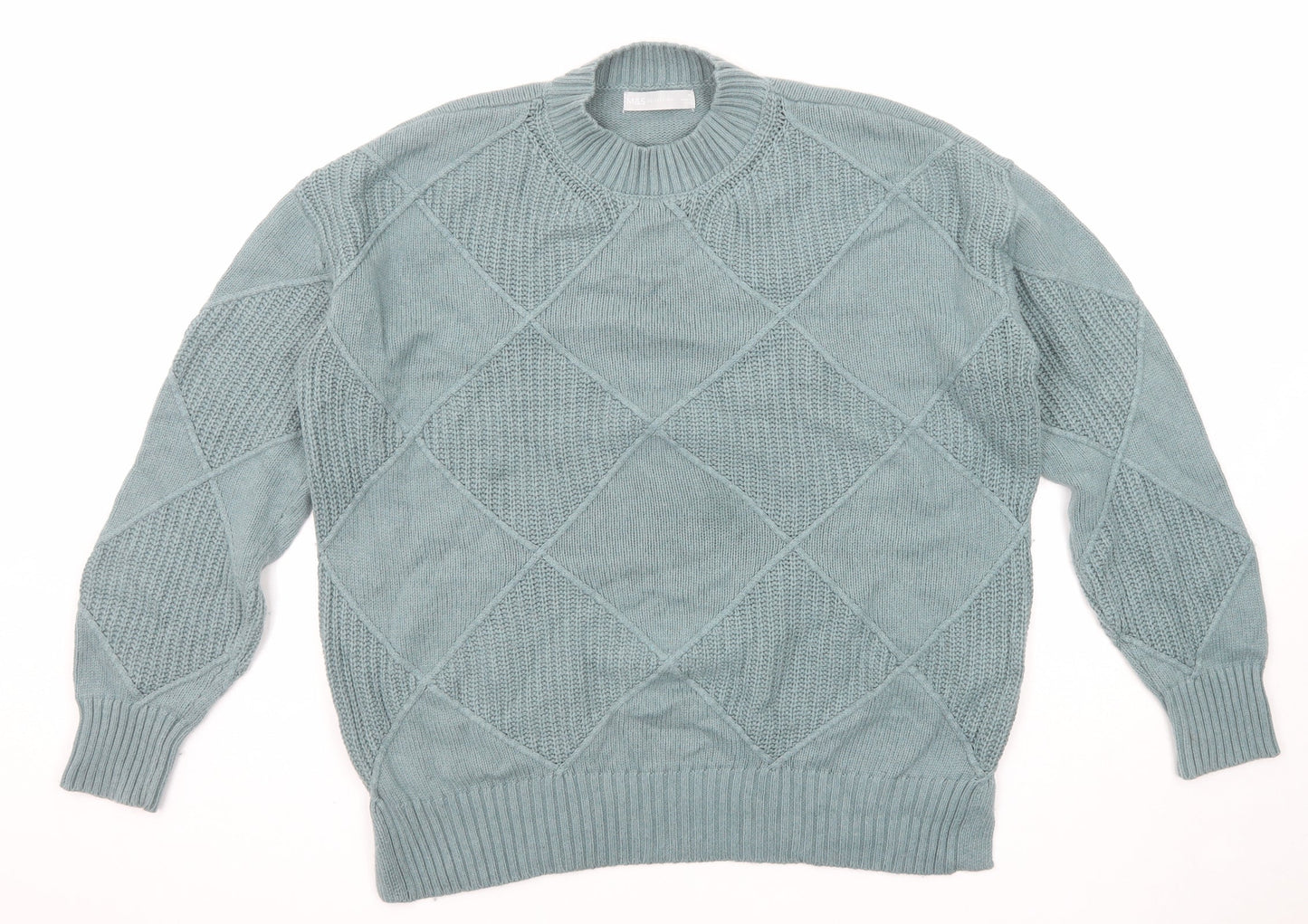 Womens UK Size M Marks and Spencer Blue Pullover Jumper