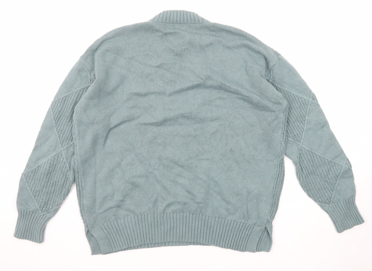 Womens UK Size M Marks and Spencer Blue Pullover Jumper