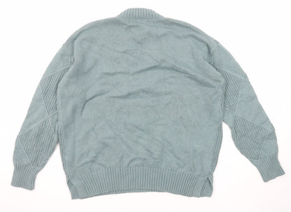 Womens UK Size M Marks and Spencer Blue Pullover Jumper