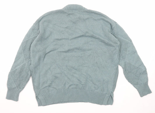 Womens UK Size M Marks and Spencer Blue Pullover Jumper