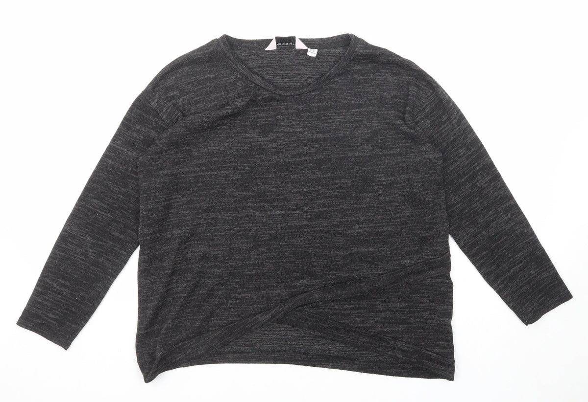 Womens UK Size 8 Dorothy Perkins Black Pullover Jumper