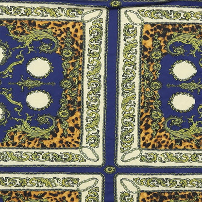 Missguided Womens Blue Geometric Polyester A-Line Skirt Size 8