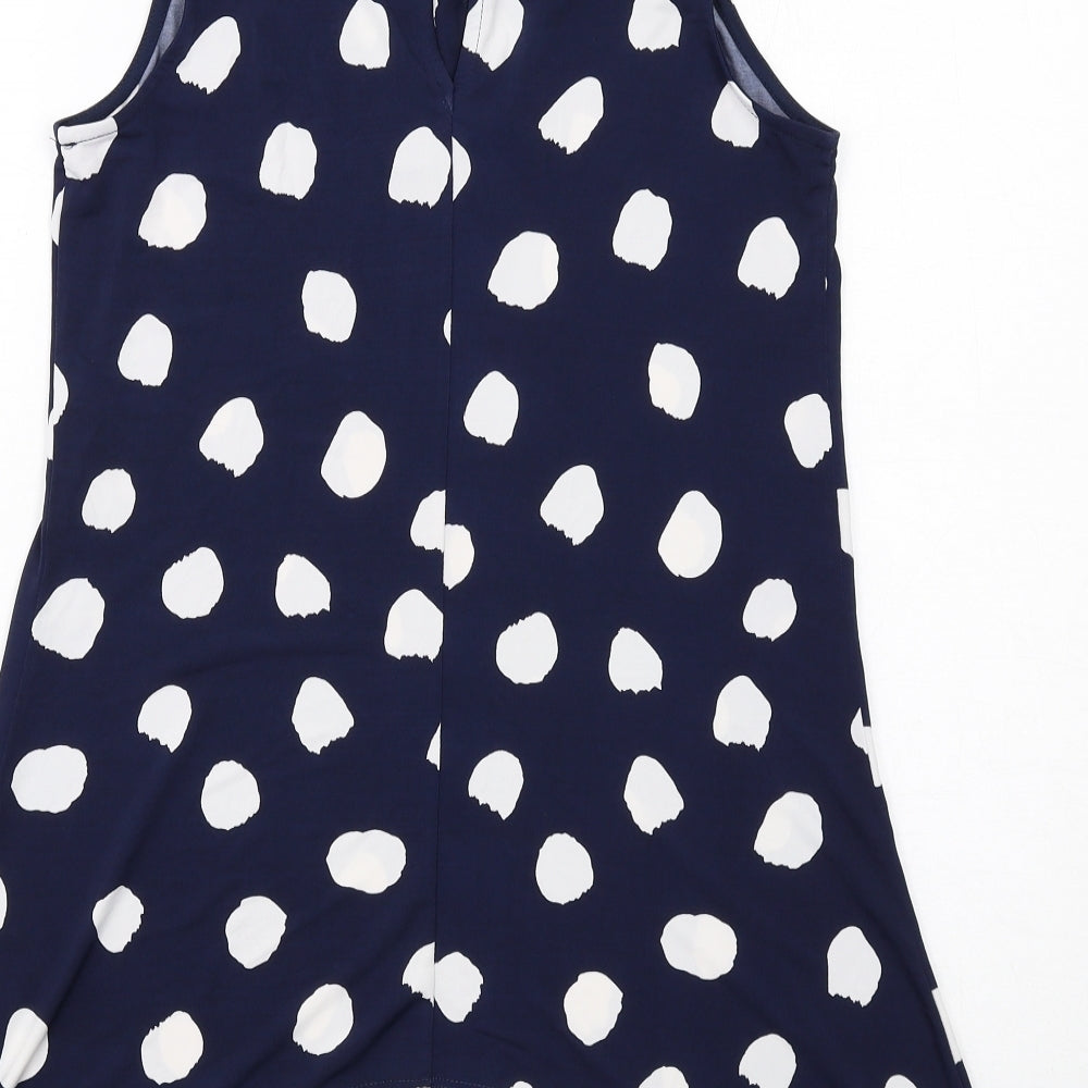 Womens UK Size 10 Roman Blue Basic Tank