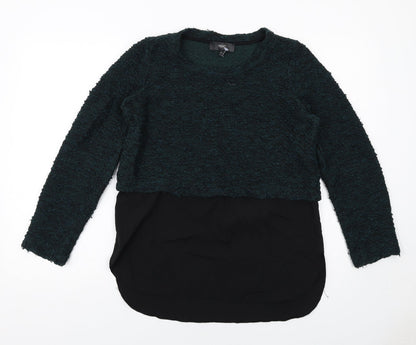 Womens UK Size 8 NEXT Green Pullover Jumper