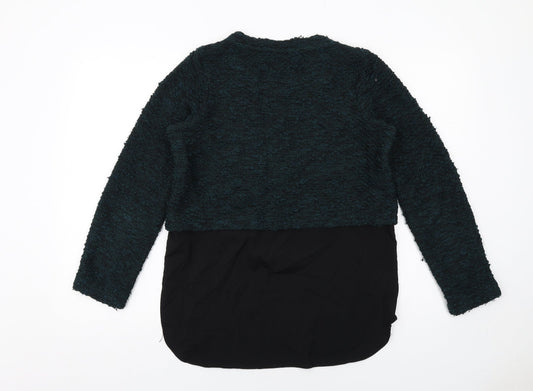 Womens UK Size 8 NEXT Green Pullover Jumper