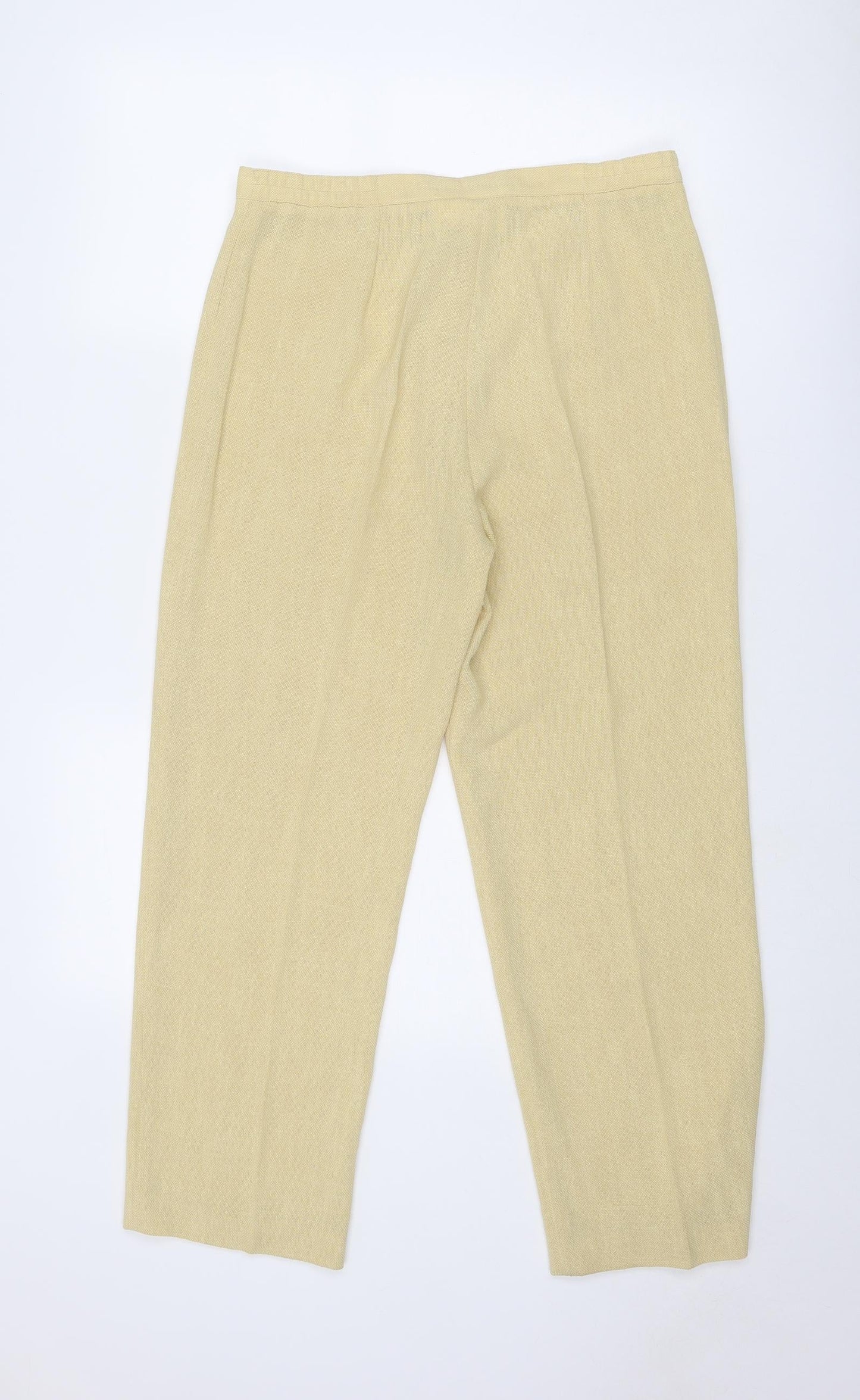 Womens UK Size 12 Libra Regular Fit  Yellow Trousers
