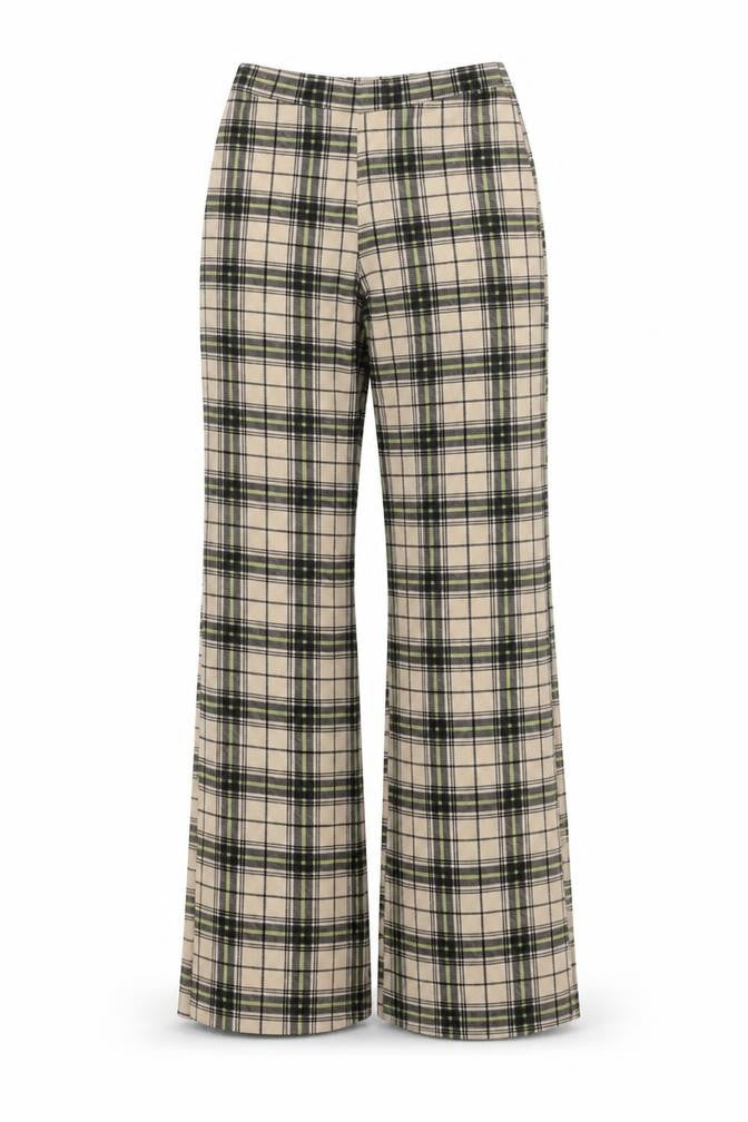Womens UK Size 4 PRETTYLITTLETHING Regular Fit  Beige Trousers