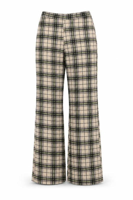 Womens UK Size 4 PRETTYLITTLETHING Regular Fit  Beige Trousers