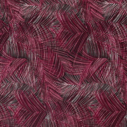 CC Womens Red Geometric Polyester Basic Blouse Size L Boat Neck