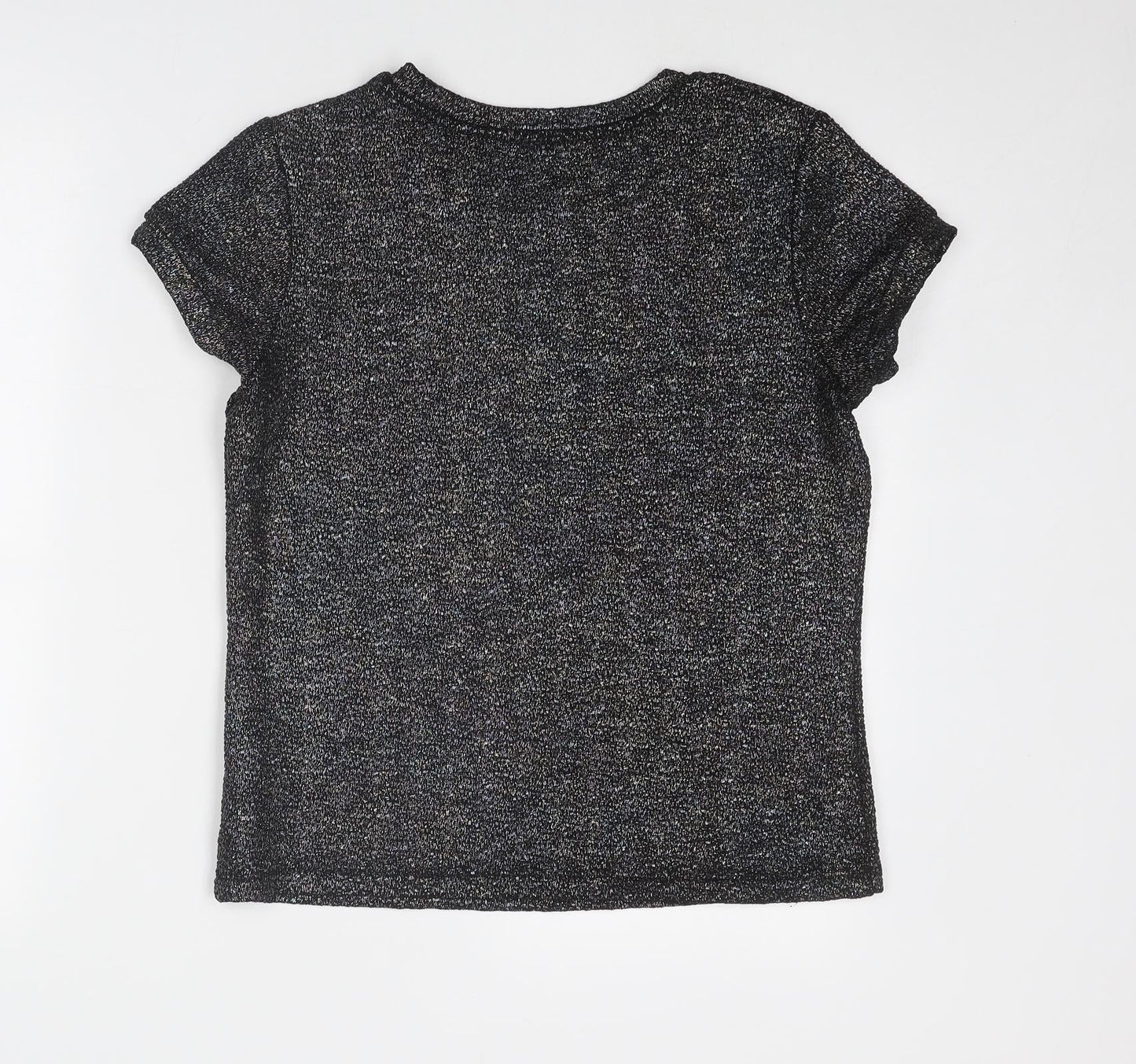 Womens UK Size 12 NEXT Black Basic T-Shirt