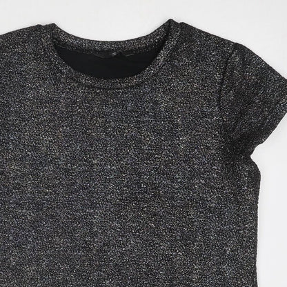 Womens UK Size 12 NEXT Black Basic T-Shirt