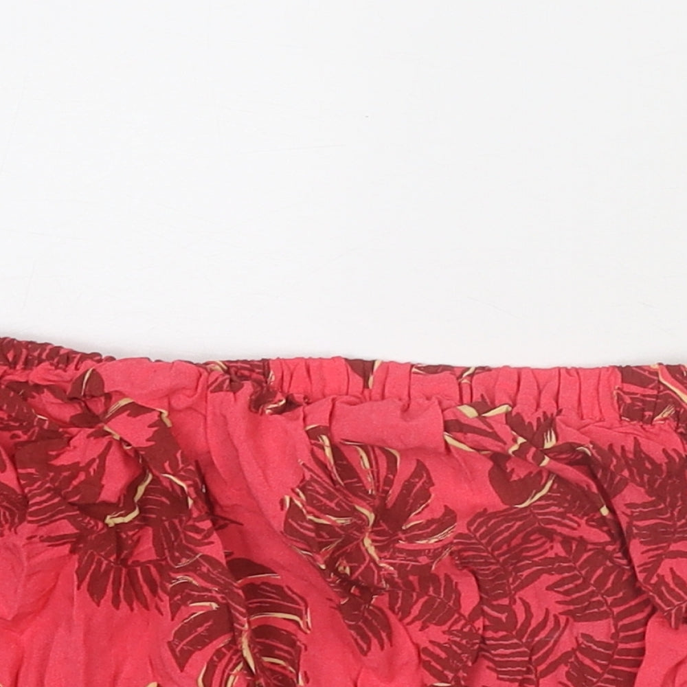 Womens UK Size 8 Topshop Pink Cropped Tank