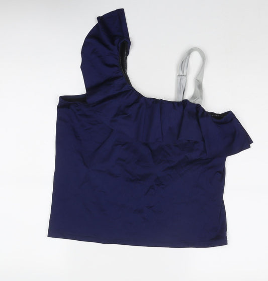 Womens UK Size 24 ASOS Blue Basic Blouse