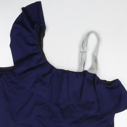 Womens UK Size 24 ASOS Blue Basic Blouse