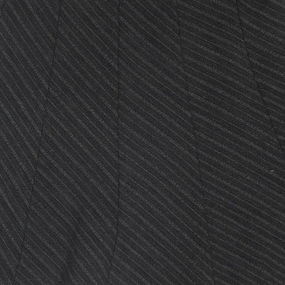 Marks and Spencer Womens Grey Geometric Polyester Swing Skirt Size 12