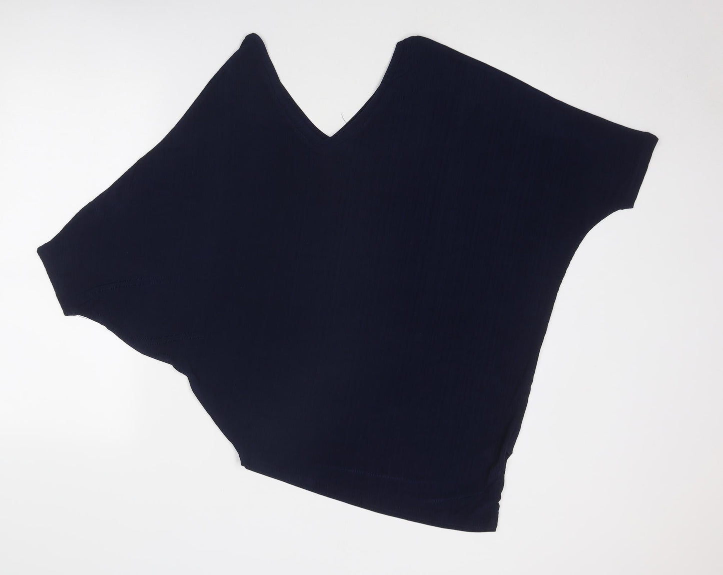 Womens UK Size S QED London Blue Basic Blouse