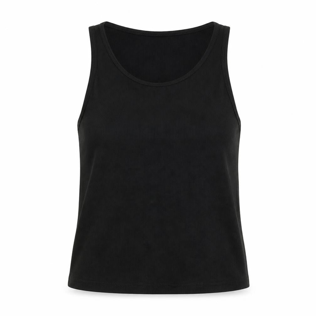 Womens UK Size S American Eagle Black Basic Tank
