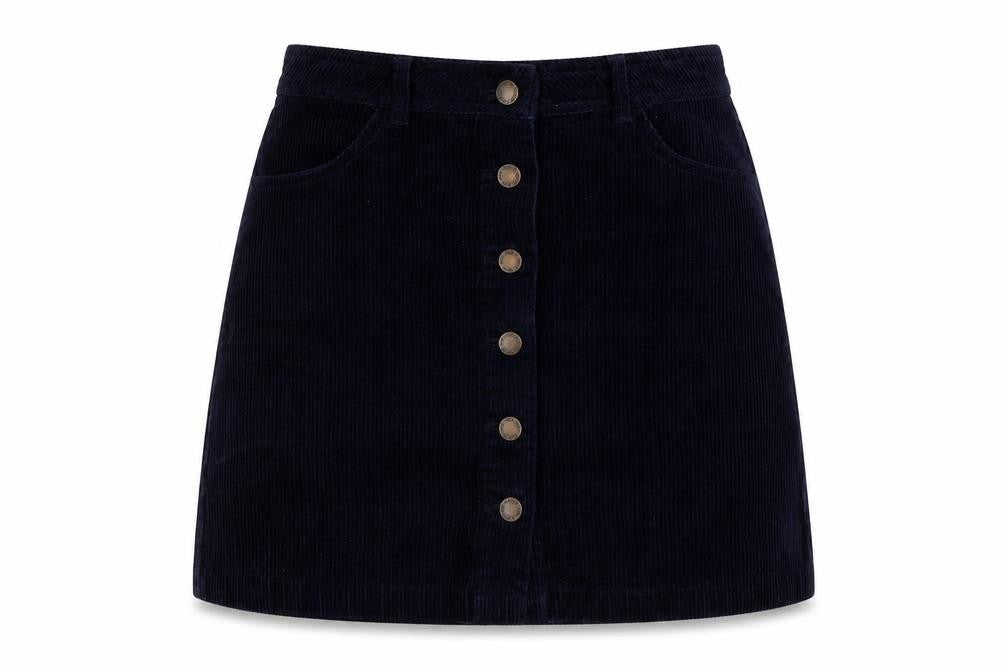 Womens UK Size 10 Miss Selfridge A-Line Corduroy Skirt