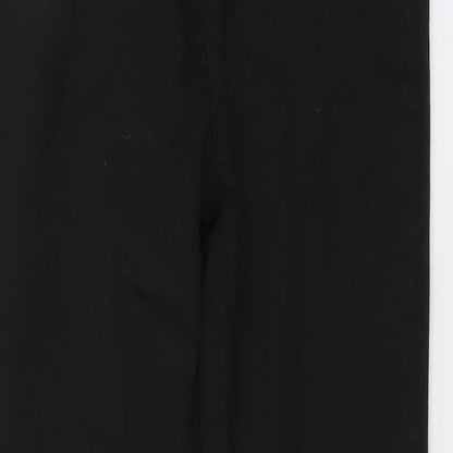 Womens UK Size 8 Stradivarius Regular Fit Skinny Black Jeans