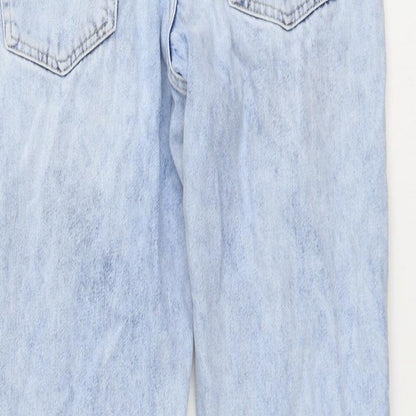 Mens UK Size 28 in Topman Regular Fit Straight Blue Jeans