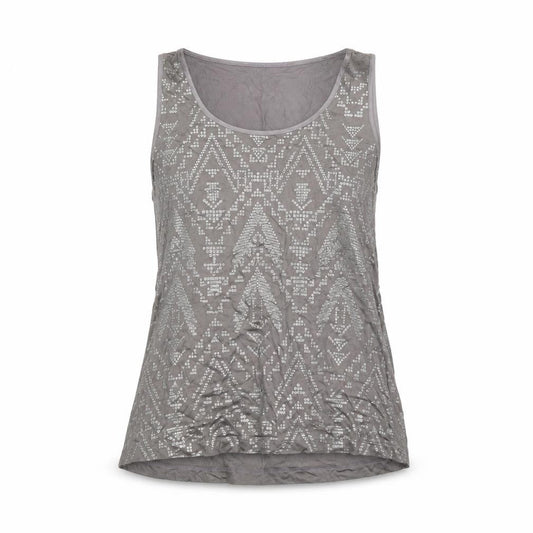 Womens UK Size 10 Autograph Grey Basic Tank