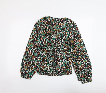 Womens UK Size 8 Girl in Mind Multicoloured Basic Blouse