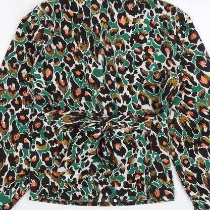 Womens UK Size 8 Girl in Mind Multicoloured Basic Blouse