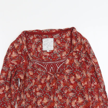 Womens UK Size 8 RJR.John Rocha Red Basic Blouse