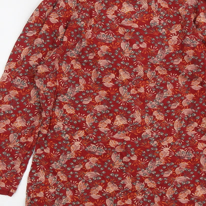 Womens UK Size 8 RJR.John Rocha Red Basic Blouse