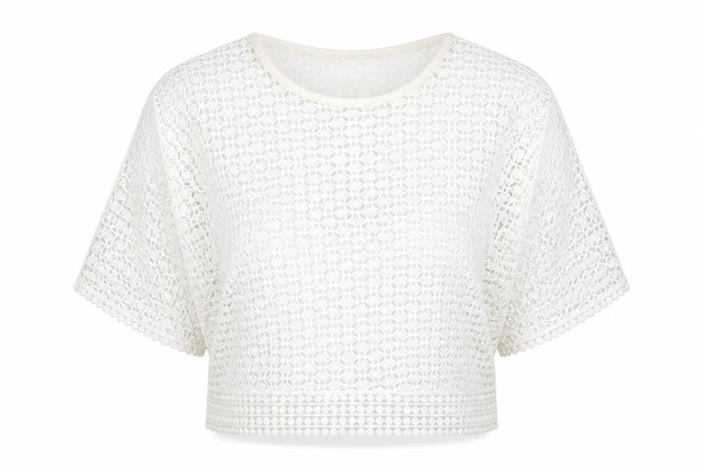 Womens UK Size XL Fashion White Basic Blouse