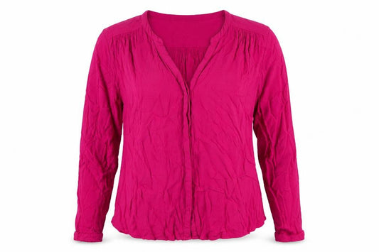 Womens UK Size 14 John Lewis Pink Basic Button-Up