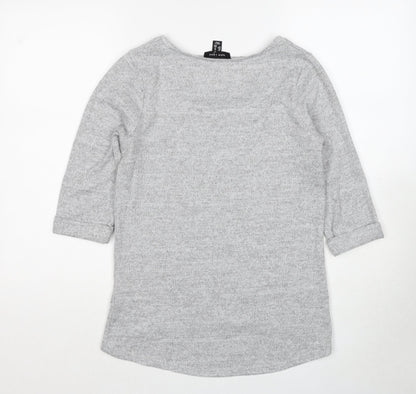 Womens UK Size 8 New Look Grey Pullover Jumper