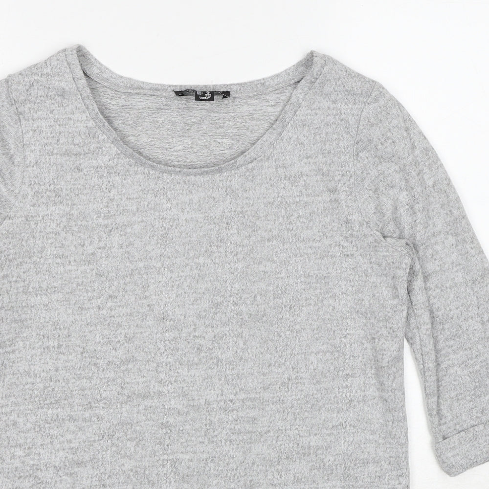 Womens UK Size 8 New Look Grey Pullover Jumper