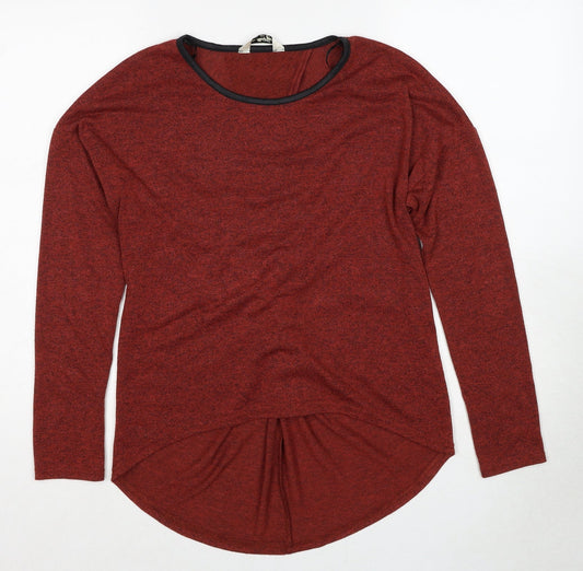 Womens UK Size 8 Miss Selfridge Brown Pullover Jumper