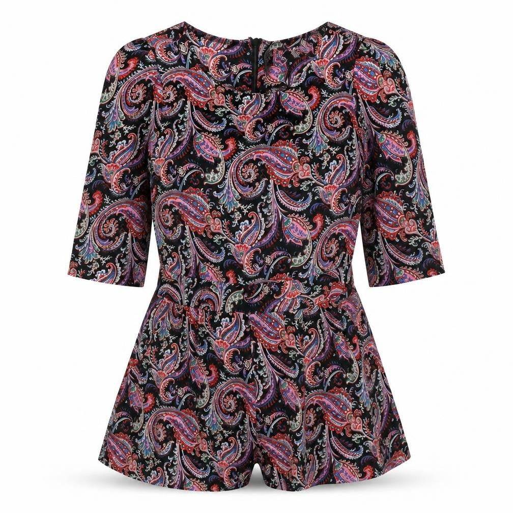 Womens UK Size 8 Boohoo One-Piece Multicoloured Playsuit
