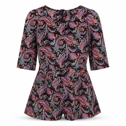 Womens UK Size 8 Boohoo One-Piece Multicoloured Playsuit