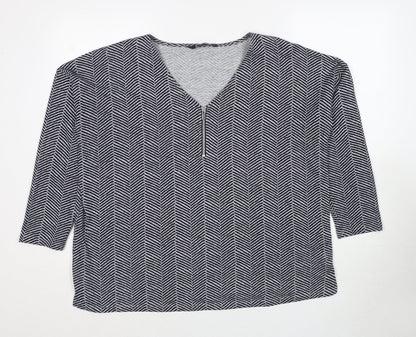 Womens UK Size 18 Bonmarché Blue Pullover Jumper