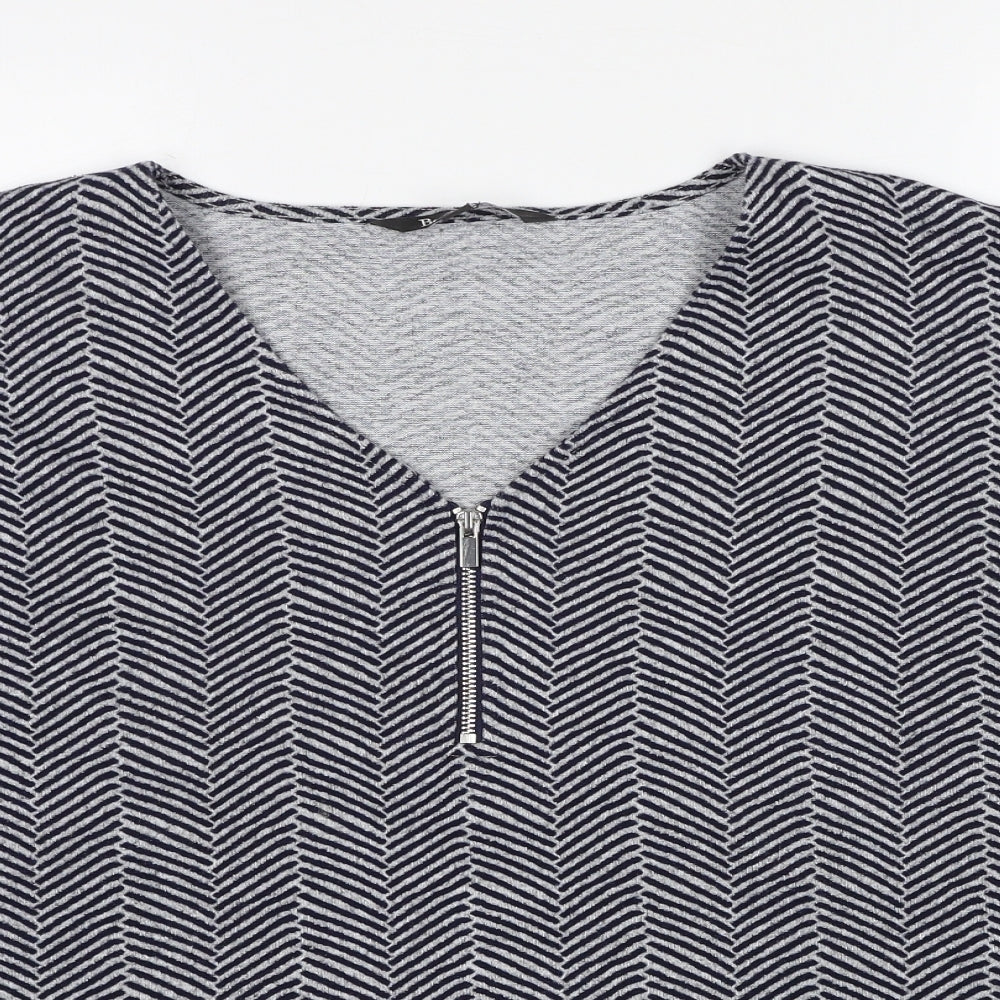 Womens UK Size 18 Bonmarché Blue Pullover Jumper