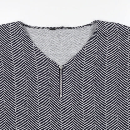 Womens UK Size 18 Bonmarché Blue Pullover Jumper