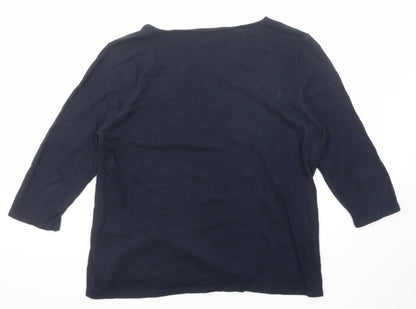 Womens UK Size 18 NEXT Blue Pullover Jumper