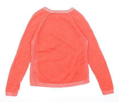 Womens UK Size 10 Limited Collection Red Pullover Jumper