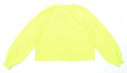 Zara Womens Green Cotton Pullover Sweatshirt Size M Pullover - Please take me back to the summer