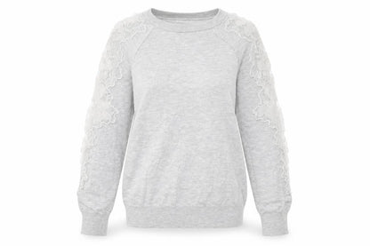 Womens UK Size 8 Warehouse Grey Pullover Jumper