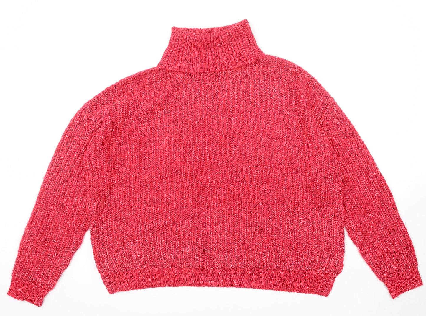 Womens UK Size L Missguided Pink Pullover Jumper