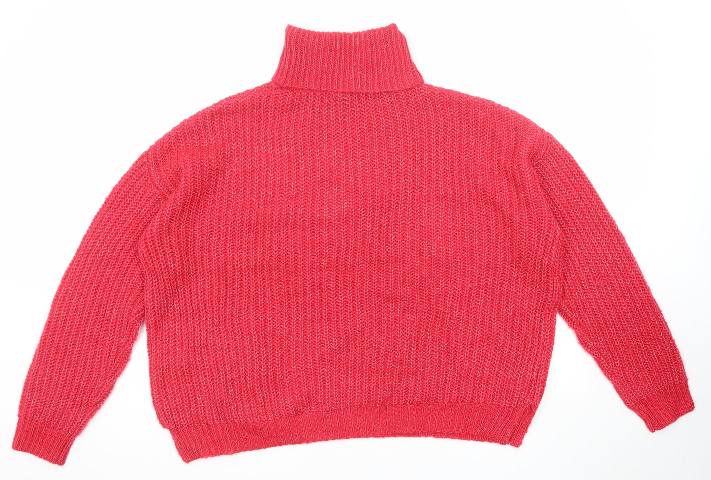 Womens UK Size L Missguided Pink Pullover Jumper