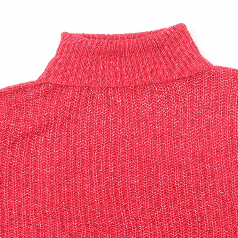 Womens UK Size L Missguided Pink Pullover Jumper