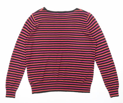 Womens UK Size 14 Marks and Spencer Multicoloured Pullover Jumper