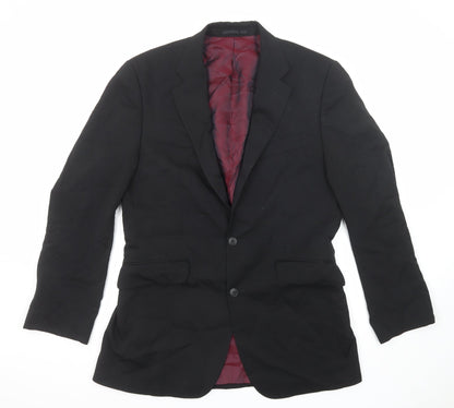 Mens UK Size 40 Evolution Regular Black Suit Tuxedo