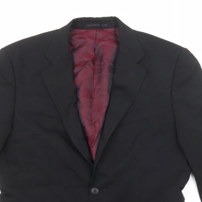 Mens UK Size 40 Evolution Regular Black Suit Tuxedo